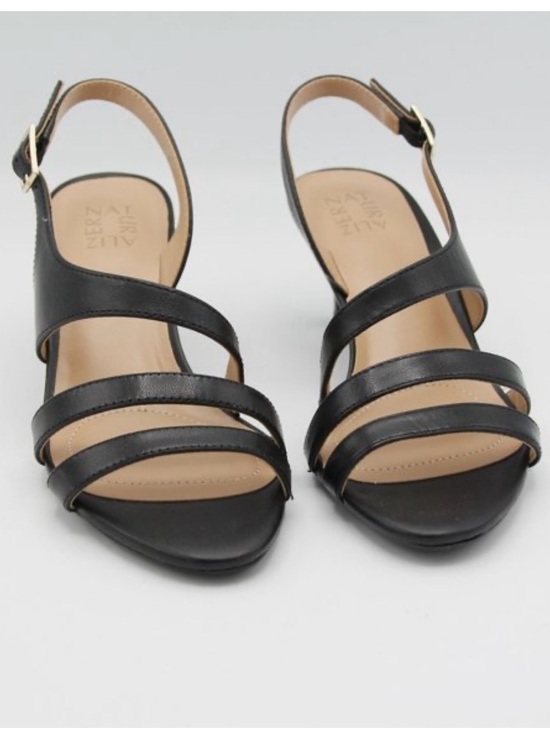 Life Stride Shoes - Life Stride Black Strappy Slingback Sandals